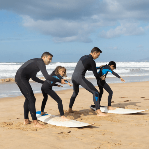 CLASE GRUPAL DE SURF - Niños